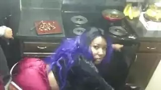 شرموطة تسكر ثم تنيك في الحمام أوضاع خلفية متتالية