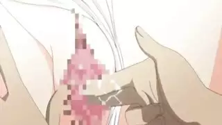 حوريات الأنيمي تأخذه بقوة: شرج خشن وقذف داخلي